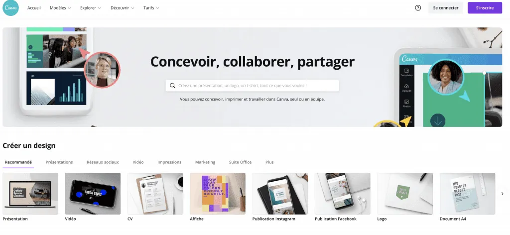 Canva logiciel pour creer des visuels publicitaires sans graphiste