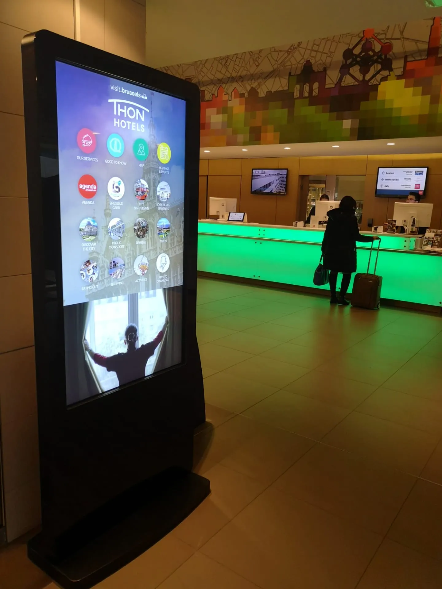 DOOH screen in Brussels