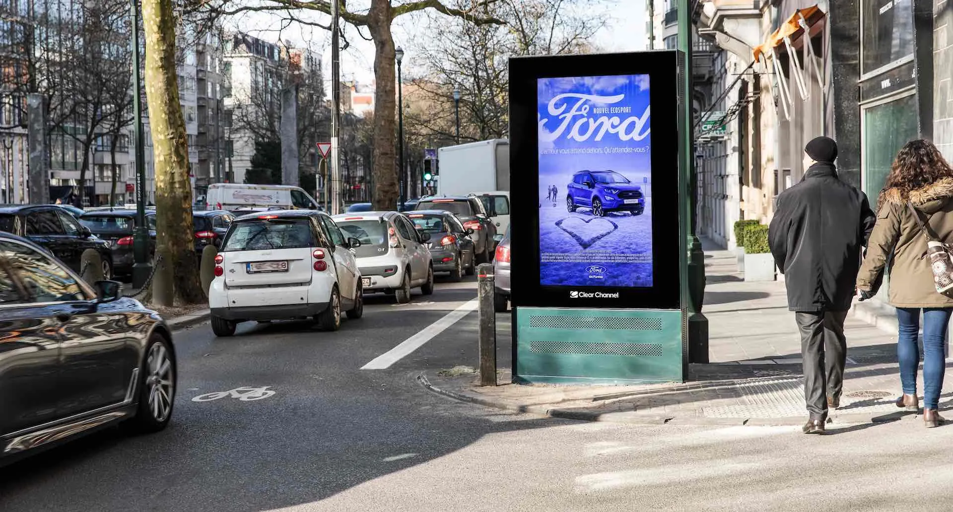 DOOH screen in Liège