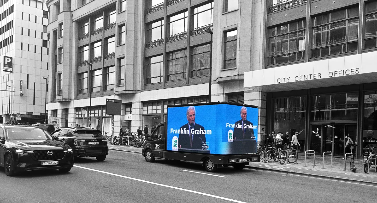 Festival of Hope - campagne DOOH