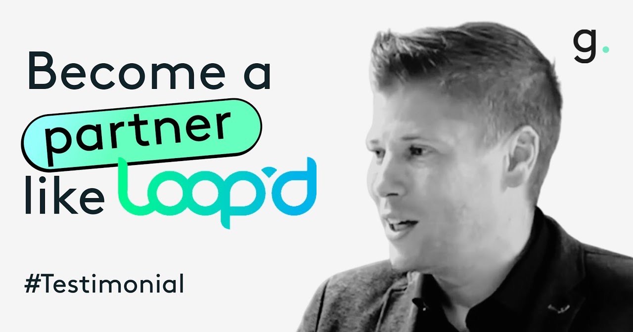 Kenneth, CEO of Loop'd, in the glooh screen partner testimonial